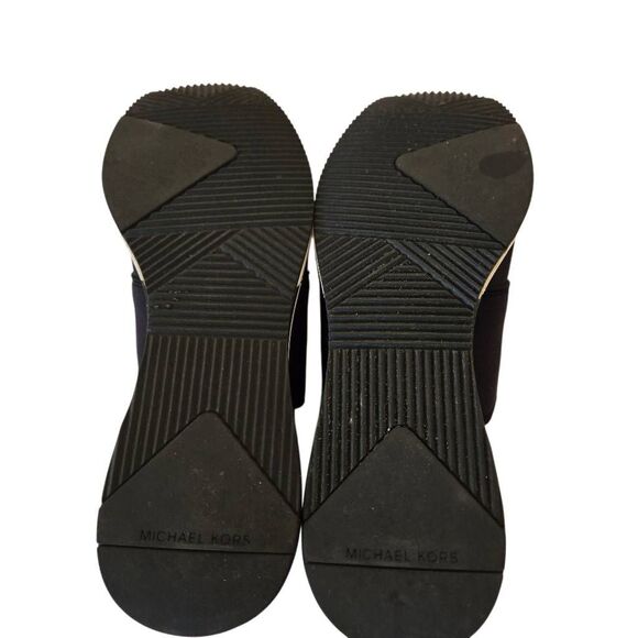 Michael Kors Womens Stretch Knit Zebra Print Slip On Fashion Sneaker Size 9 - Picture 8 of 12